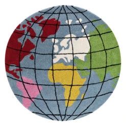 Earth Vloerkleed Ø130 Cm